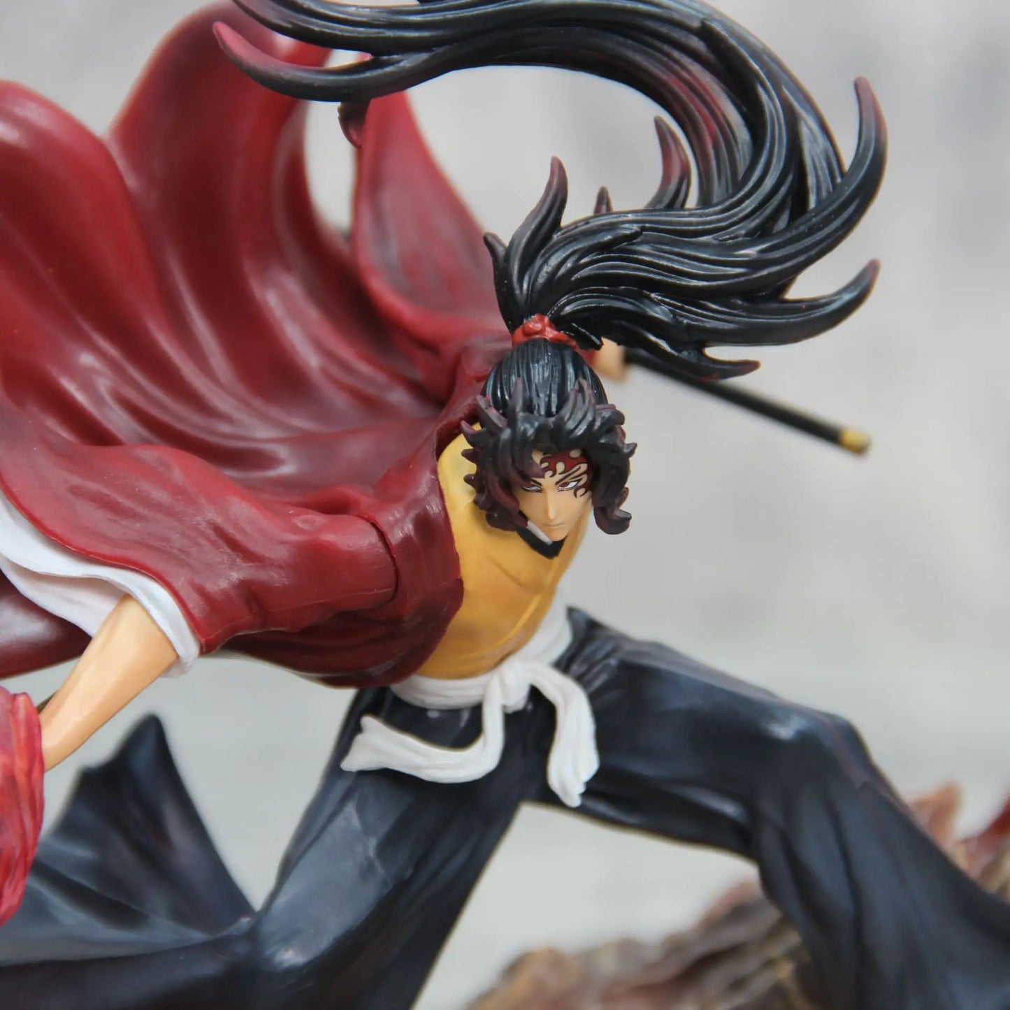 Demon Slayer Anime Figures Tsugikuni Yoriichi Action Figure With Light 23cm Pvc Statue Figurine Model Doll Toys Christmas Gifts