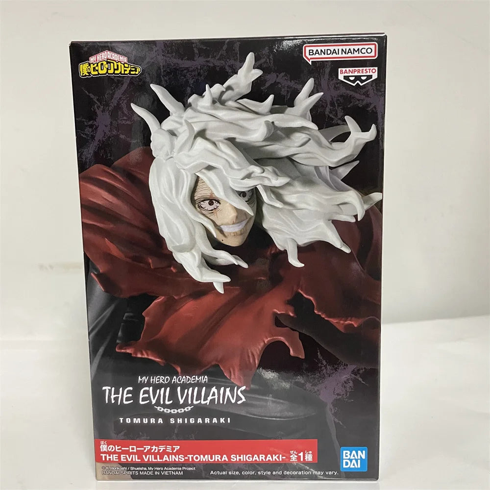 Bandai Original Anime Action Figure MY HERO ACADEMIA THE EVIL VILLAINS-DX-HIMIKO TOGA Ⅲ PVC TOMURA SHIGARAKI Model Toys 10-18CM
