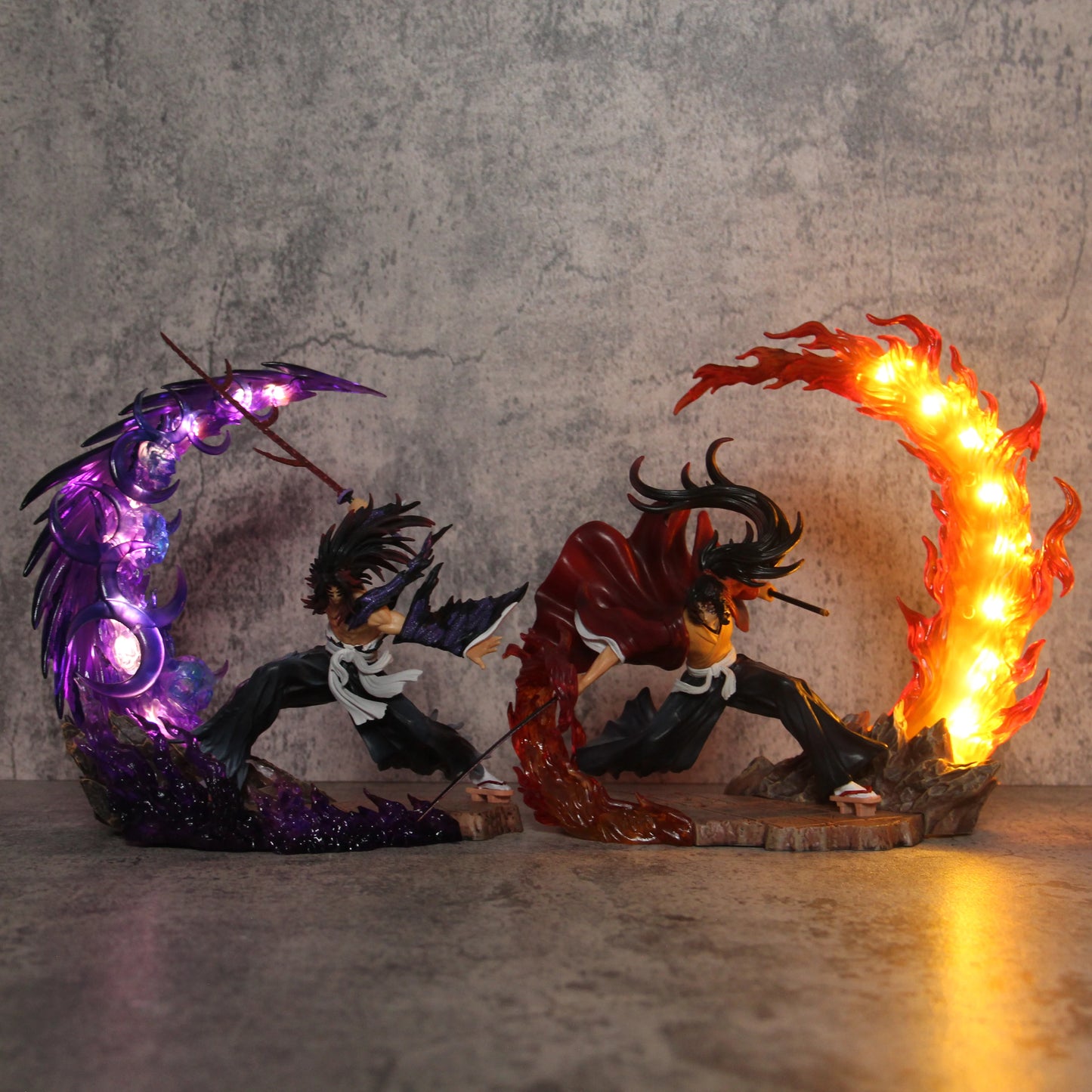 Demon Slayer Anime Figures Tsugikuni Yoriichi Action Figure With Light 23cm Pvc Statue Figurine Model Doll Toys Christmas Gifts