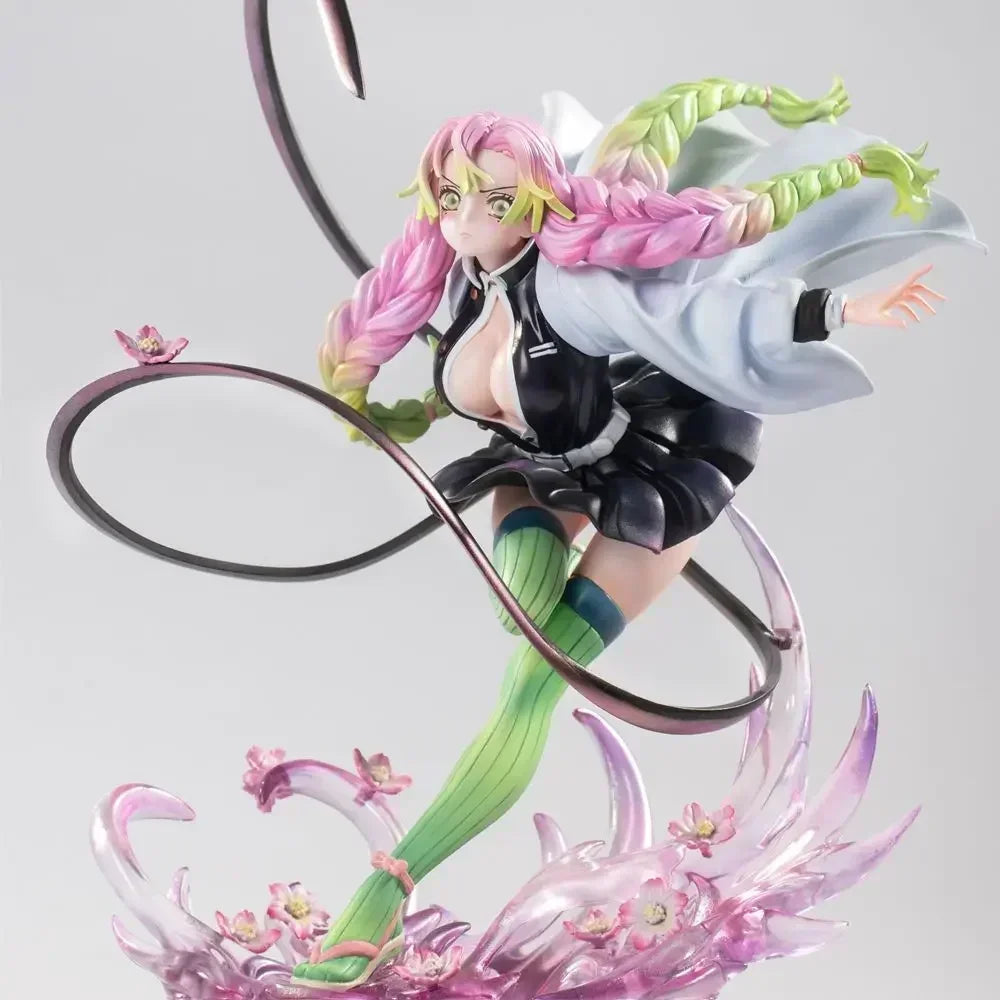 Kanroji Mitsuri Kimetsu No Yaiba Figure 22cm Demon Slayer Anime Figures Shinobu Action Figures Kamado Nezuko Sexy Figurine Toys