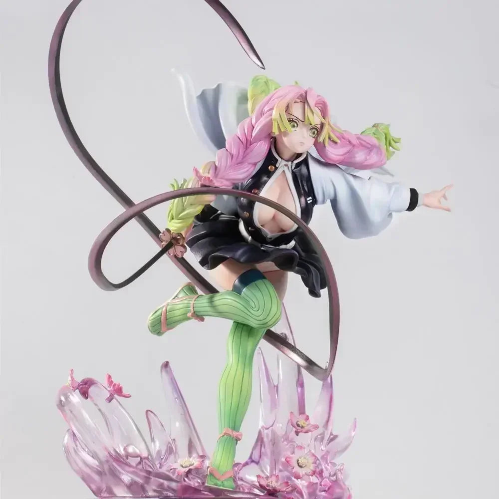 Kanroji Mitsuri Kimetsu No Yaiba Figure 22cm Demon Slayer Anime Figures Shinobu Action Figures Kamado Nezuko Sexy Figurine Toys