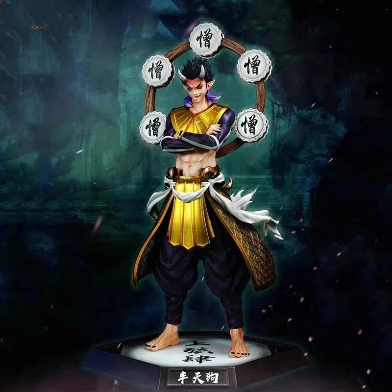 30cm Demon Slayer Figures Hantengu Anime Figure Himejima Gyoumei Figurine Kimetsu No Yaiba Tomiokagiyuu Statue Gk Pvc Toys Gift