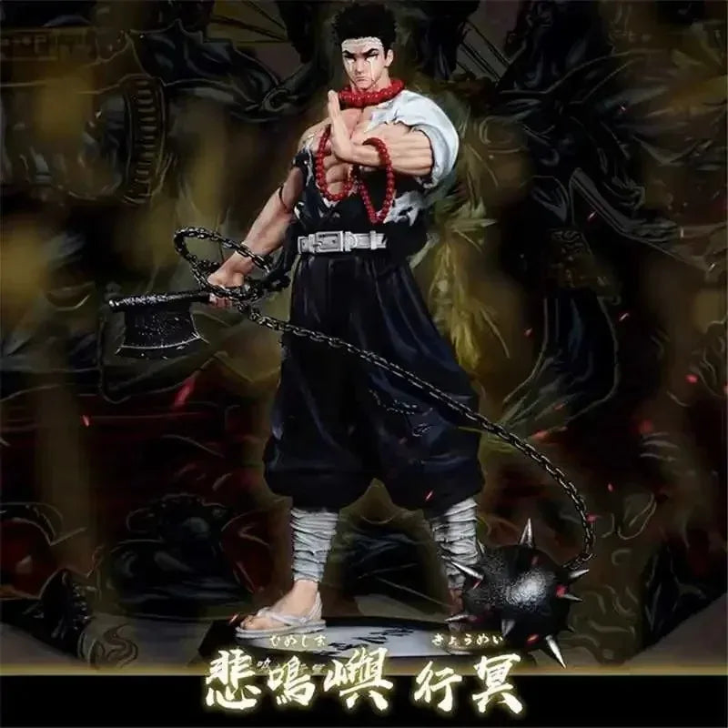 30cm Demon Slayer Figures Hantengu Anime Figure Himejima Gyoumei Figurine Kimetsu No Yaiba Tomiokagiyuu Statue Gk Pvc Toys Gift