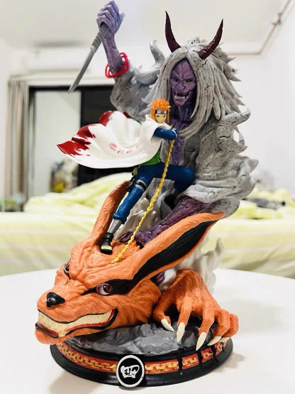 Naruto Namikaze Minato anime Action Figure Naruto Statue Yondaime Hokage Anime Pvc Collectible Model Doll Toys Gift 28cm
