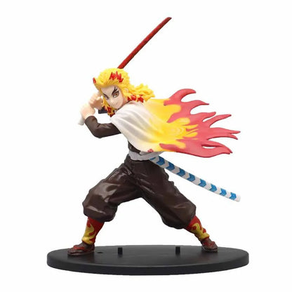 NEW Demon Slayer Anime Figure Tanjirou Agatsuma Zenitsu Kyoujurou Anime Model Action Figure PVC collection Toy for Kids Gift