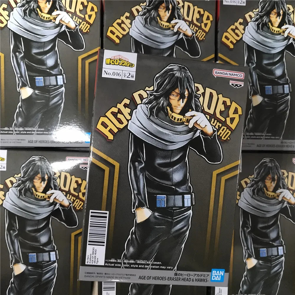 Anime Original  Bandai My Hero Academia Aizawa Shouta PVC Action Figures Collect Decorative Model Figurine Toys Birthday Gift