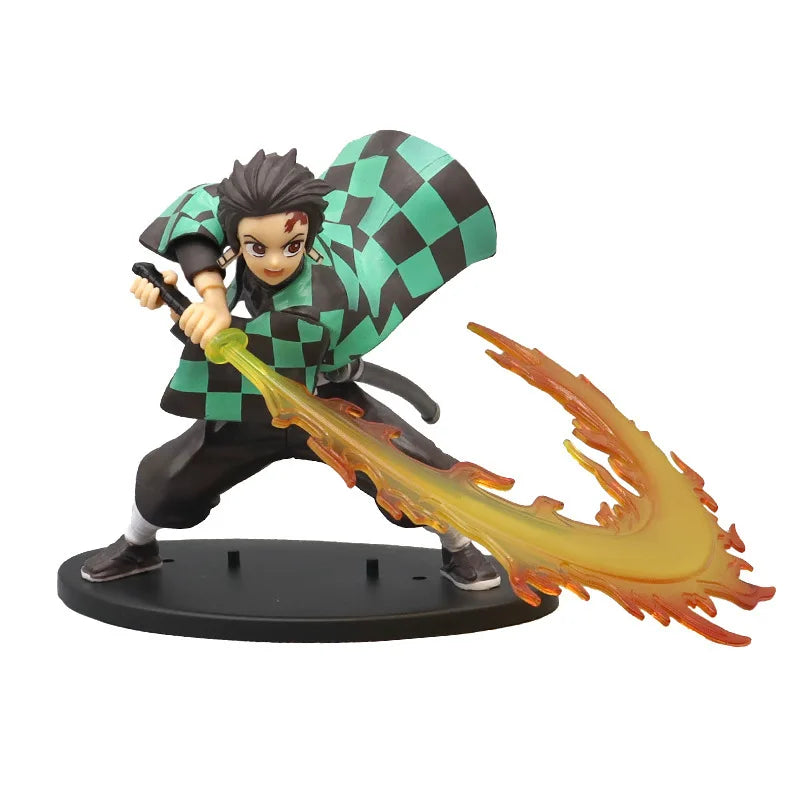 NEW Demon Slayer Anime Figure Tanjirou Agatsuma Zenitsu Kyoujurou Anime Model Action Figure PVC collection Toy for Kids Gift