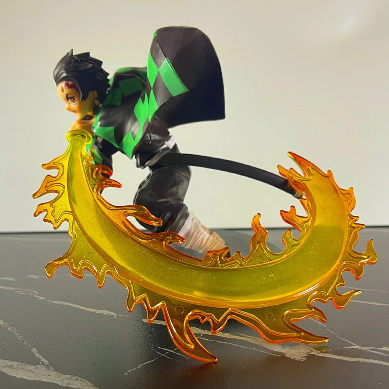 NEW Demon Slayer Anime Figure Tanjirou Agatsuma Zenitsu Kyoujurou Anime Model Action Figure PVC collection Toy for Kids Gift