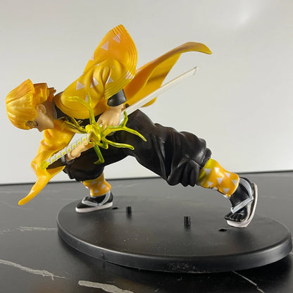 NEW Demon Slayer Anime Figure Tanjirou Agatsuma Zenitsu Kyoujurou Anime Model Action Figure PVC collection Toy for Kids Gift
