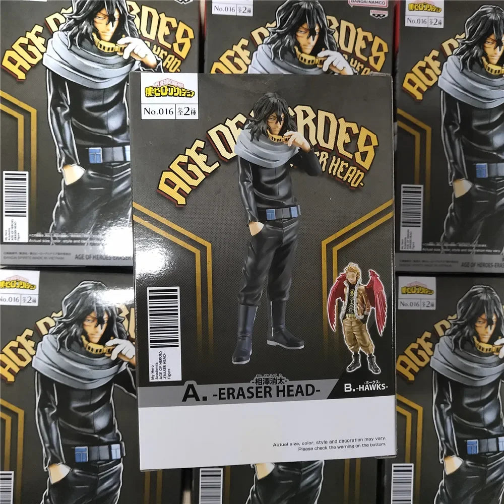 Anime Original  Bandai My Hero Academia Aizawa Shouta PVC Action Figures Collect Decorative Model Figurine Toys Birthday Gift