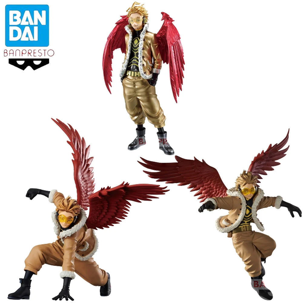 In Stock Original Banpresto The Amazing Heroes My Hero Academia Hawks Figure Anime Genuine Model Toy