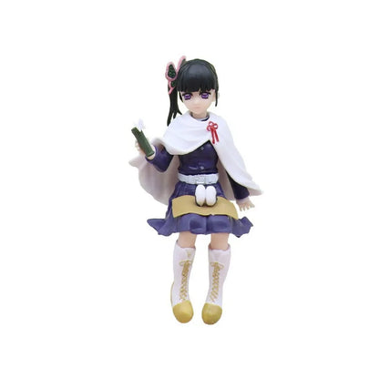 Demon Slayer Anime Figure Kimetsu no Yaiba Action Figure Nezuko/Tanjirou/Zenitsu/Inosuke/Shinobu/Miritsu Figurine Doll Toys Gift