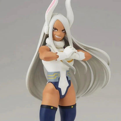 Genuine BANDAI BANPRESTO Anime My Hero Academia Miruko Action Figure Bunny Heros Mirko Collection Model Toy Kids Birthday Gifts