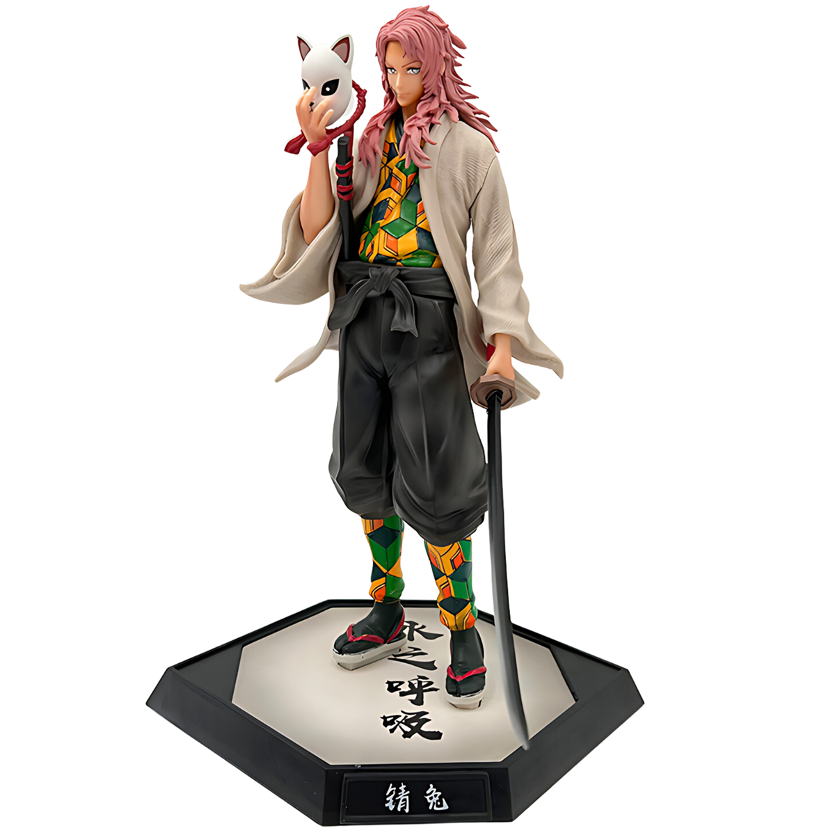 30cm Demon Slayer Figures Hantengu Anime Figure Himejima Gyoumei Figurine Kimetsu No Yaiba Tomiokagiyuu Statue Gk Pvc Toys Gift