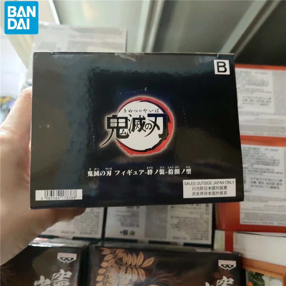 Original BANPRESTO Demon Slayer Kamado Tanjirou Anime Figure 15CM Bandai Kimetsu no Yaiba PVC Action Figures Model Toys Gifts