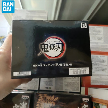 Original BANPRESTO Demon Slayer Kamado Tanjirou Anime Figure 15CM Bandai Kimetsu no Yaiba PVC Action Figures Model Toys Gifts
