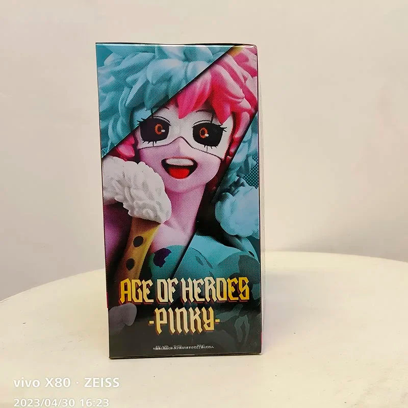 Bandai Original My Hero Academia Anime Figure AOH Ashido Mina PINKY Action Figure Toys for Kids Gift Collectible Model Ornaments