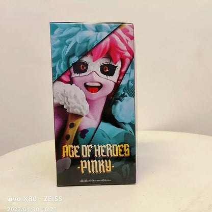 Bandai Original My Hero Academia Anime Figure AOH Ashido Mina PINKY Action Figure Toys for Kids Gift Collectible Model Ornaments