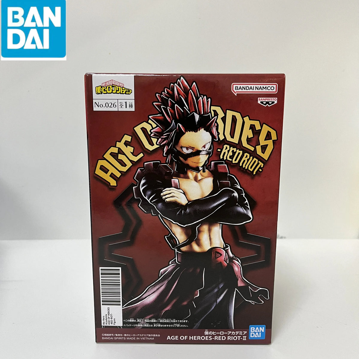 BANDAI BANPRESTO AOH My Hero Academia Kirishima Eijiro Anime Action Figure Toys PVC Model Collection Doll Birthday Gift