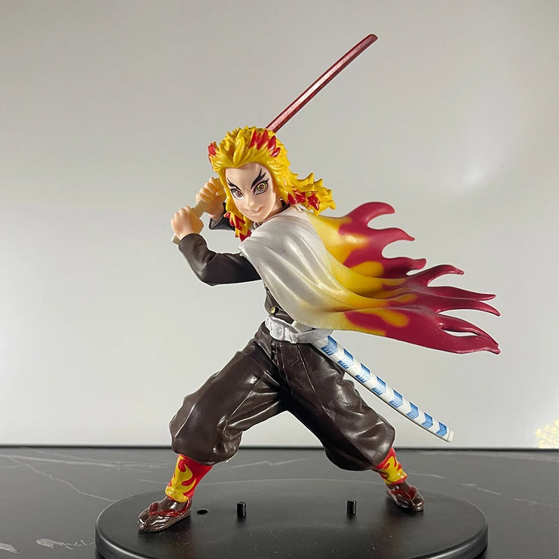 NEW Demon Slayer Anime Figure Tanjirou Agatsuma Zenitsu Kyoujurou Anime Model Action Figure PVC collection Toy for Kids Gift