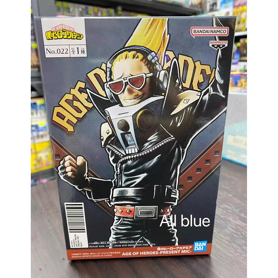 Original Genuine Banpresto My Hero Academia AOH 18cm Present Mic Model Action Figure Gift For Boy Wholesale
